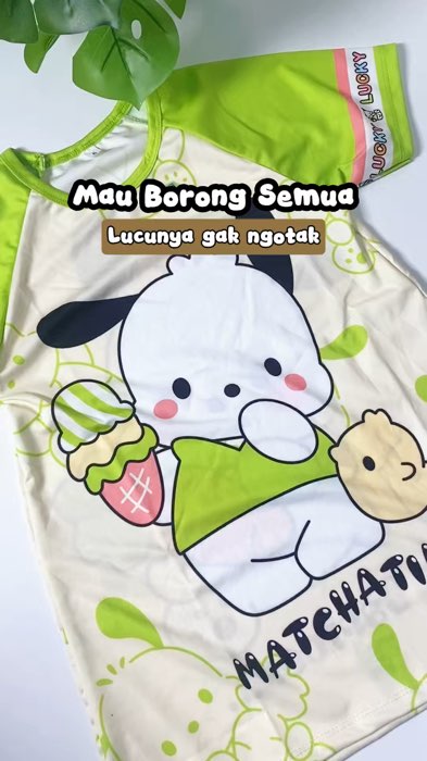 Karakter anak yg lg viral nih bund #bajuanakmurah #bajudasteranakperempuan #bajuharianwanita #bajupochaco #ShopeeHaul #SpillBawaBerkah #sanrio #baju