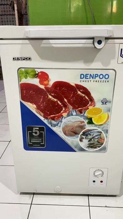 DENPO chest freezer SCF-128CG #freezer #freezerboxmurah #denpooelektronik