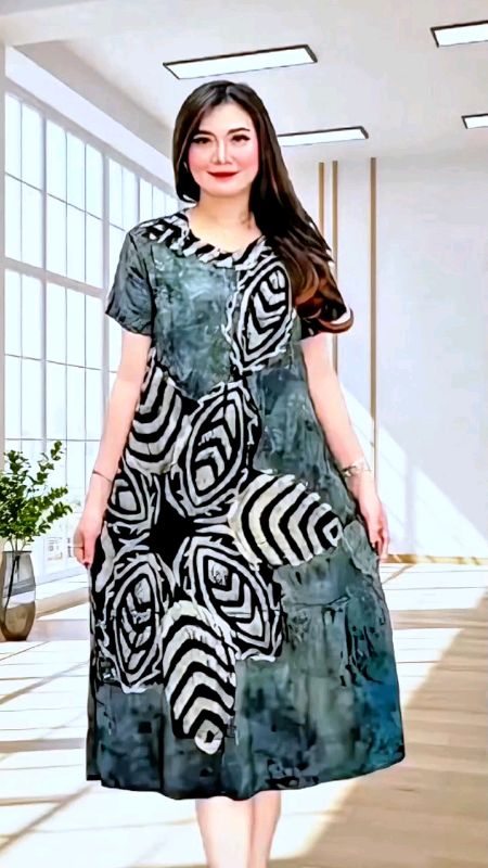 daster batik motif twill batik cap cetak rayon premium tebal busui #dastermurah