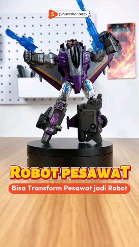 Robot Pesawat #RacunShopee #SpillRacunShopee #mainananak #robotpesawat #robottransformer #transformers #deformation #deformationtoys #starscream #fypシ