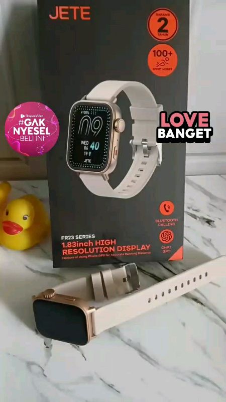[✅JETE FR23] SmartWatch Promo Harga Termurah!! #ViralDiShopeeVideo#SpillRacunShopee #RacunShopee #BadaiTapiBudged #GratisOngkirRP0
