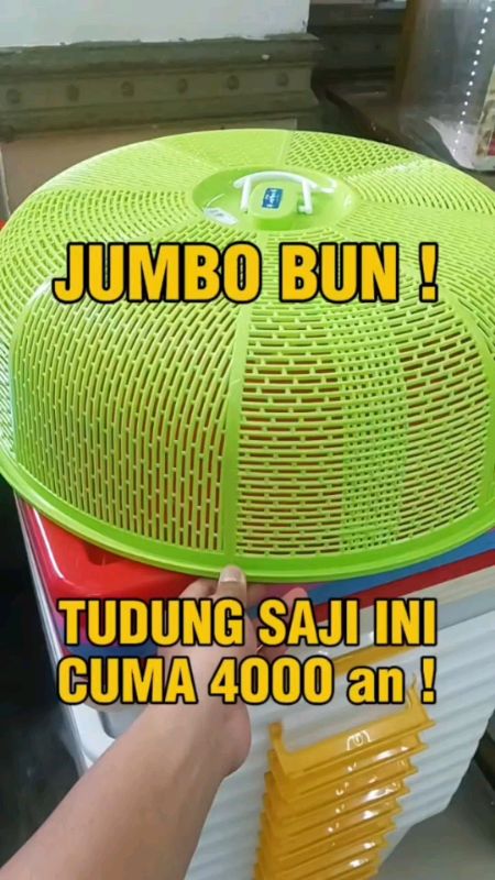 Tudung saji plastik murah nih, jumbo lagi #tudungsaji #tudingsajimurah #tudungsajiplastik #penutupmakanan #tudungsajiviral #ShopeeLook #ShopeeCOD