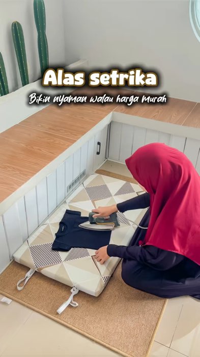 Gak ada kata males lagi kalau pakai ini #alassetrika #alassetrikabusa #ShopeeCOD #RacunShopee #GratisOngkirRP0 #ShopeeFashionHaul #Diskon40RB #Shopee