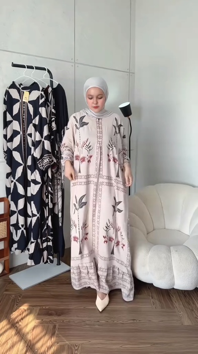 warna kalem tambah cantik yaa #RacunShopee#ShopeeFashionHaul#GakNyeselBeliIni#PromoNonStop#CODinApa