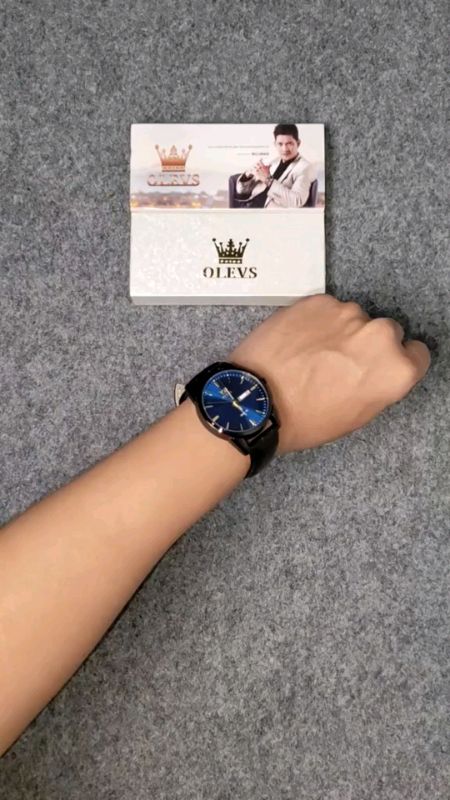 #OLEVS Jam Tangan Pria Anti Air Original Tahan Kulit Tali#RacunShopee #ViralDiShopeeVideo #Cashback40Persen #keranjangkuning #olevsjamtanganpria