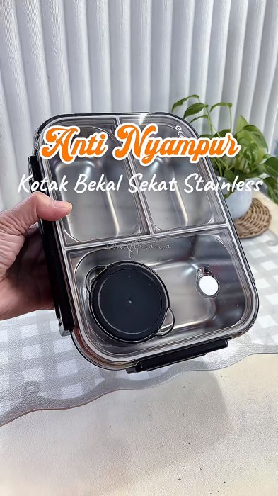 Kotak Bekal Anti Tumpah #lunchbox #ecentiolunchbox #kotakbekalmurah #kotakbekal #GratisOngkirRP0 #ViralDiShopeeVideo #SpillRacunShopee #videoviral