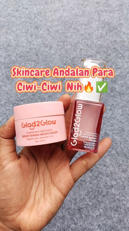 #glad2glowmoisturizer #glad2glowserum #glad2glow