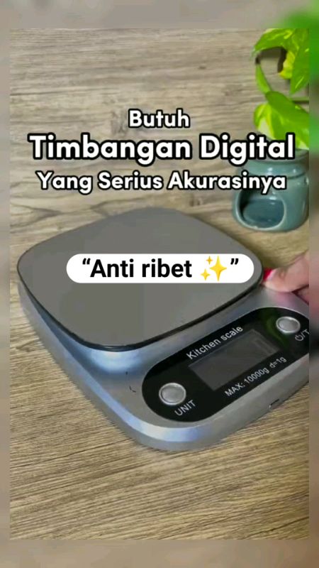 Timbangan Dapur Digital 10kg – Viral #alatdapurunik #alathemat #produkshopee #shopeehaul