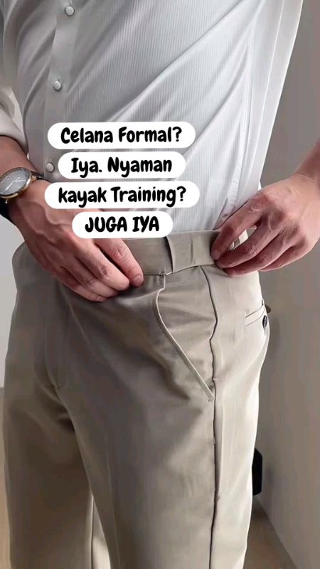 Celana Panjang Pria Formal Elastis #celanapanjangpria #celanakerjapria #celanaformalpria #celanaformalslimfit #RacunShopee #DiskonRacunShopee