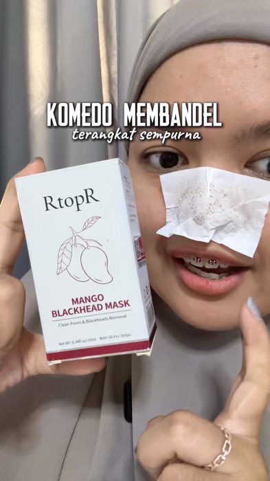 Puas banget sama hasilnya! #rtopr #rtoprmango #penghilangkomedo #penghilangkomedoAmpuh #maskerkomedo #maskerkomedoampuh #komedohidung #SpillBawaBerkah