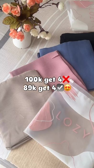 Komen ya kalo kalian dapat berapa?! 😍 #lozyhijab #lozyhaul #100kget4pcs #1010supershoppingday #pollycotton #GratisOngkirRP0 #trending #fyp