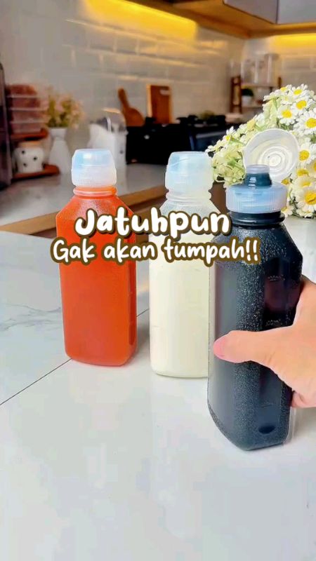 yuk beralih ke botol anti tumpah ini #botolkecap #botolantitumpah #botolantitumpahviral #RacunShopee #DiskonRacunShopee