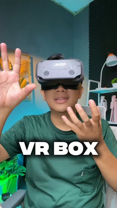 Nonton makin seru pake vr box ini , #vrbox #RacunShopee #ViralDiShopeeVideo #DiskonRacunShopee