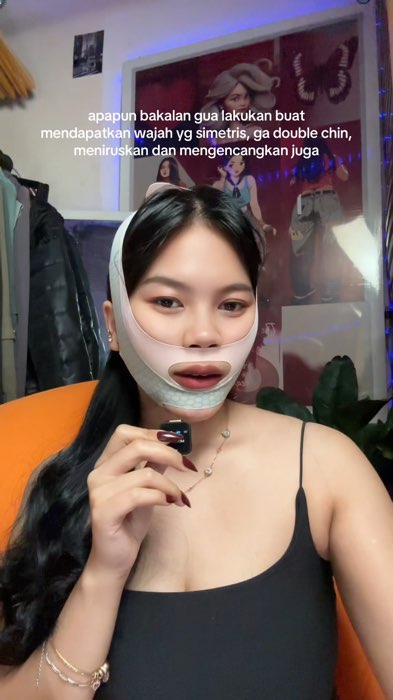 jadi deh bobo pake ini terus #maskerwajah #perbanvshape #vface #VFacePenirusWajah #pengencangwajah #RacunShopee