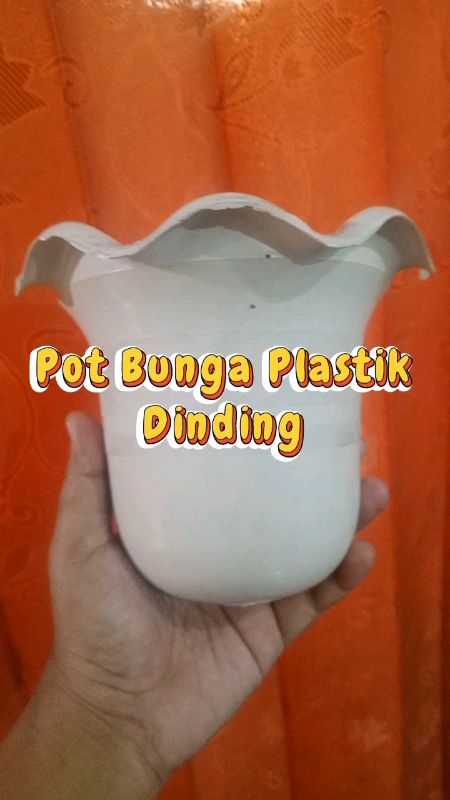 Pot/Vas bunga plastik dinding | cocok untuk dekorasi rumah, kantor, cafe, resto dll #shopeevideo #dekorasirumah
