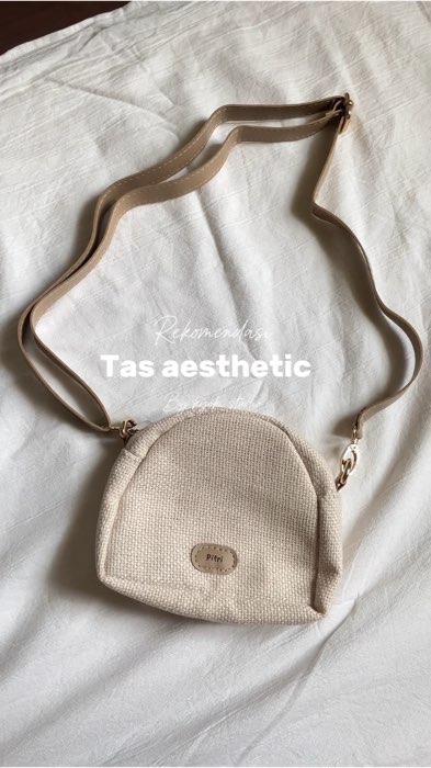 Tas aesthetic 😍#DiskonShopeeVideo #Diskon50Persen #taswanita #tasaesthetic #sholderbag #tasselempang