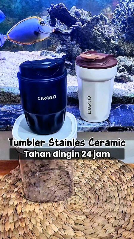Tumbler Keramik Premium #tumblerkeramik #tumbleraestethic #tumblerstainless #tumblerkopi  #tumblerviral #fyp #shopeefashion #fypviral #racunshopeee #1