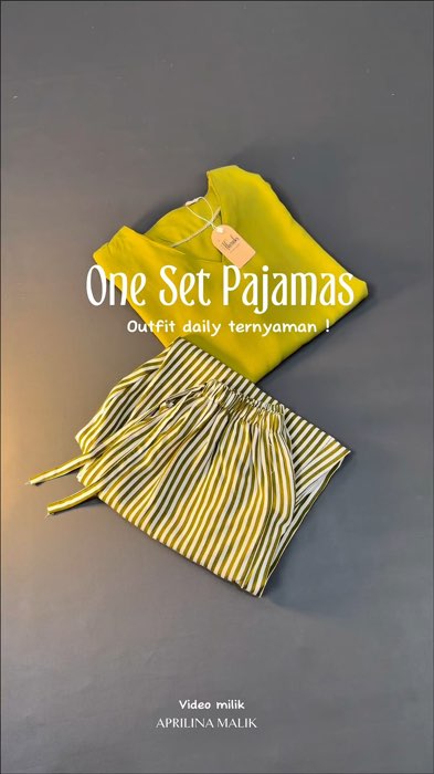 #onesetpiyama #setelanpajamas #deraonesetkekinian #setelanrayon