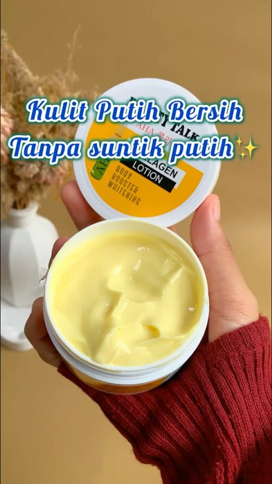 Tanpa perlu suntik putih, pake ini aja ✨ #RacunShopee #SpillBawaBerkah #beautytalkahacollagenbodylotion #beautytalkahalotion #ahabodybooster