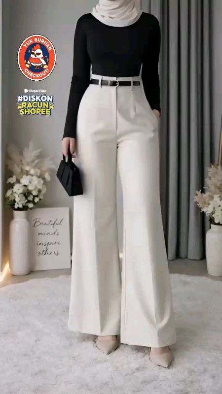 Celana flare wanita Highwaist anti kusut#DiskonRacunShopee #RacunShopeeCheck #ShopeeCOD #GratisOngkirRP0 #SpillBawaBerkah #ShopeeLook #ViralDiShopee