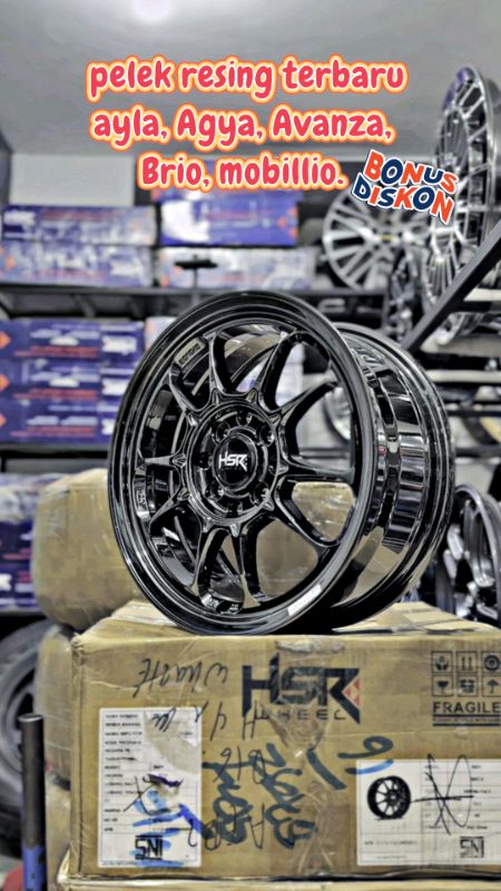 pelek resing terbaru HSR buat Ayla, Agya, Avanza, Brio, mobillio, dll#pelekresing #pelekmobilracing #pelekmobilhsr #RacunShopee #videoshoopeviral