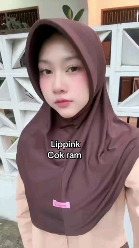 #hijab #lippink cokram