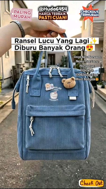 Tas Ransel Premium😎#tasransel#ransel#ranselwanita#tassekolah#ranselkuliah#ranselsekolah#RacunShopee#GratisOngkirRP0#Diskon50Persen#viral#fyp#trending