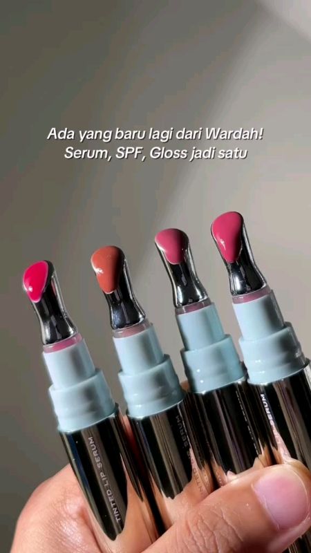 terbaru dari wardah, wardah pdrn glacier tinted lip serum yuk buruan cobain #WardahGlowGoals #wardahbeauty #wardah #tintedlipserum #fypシ