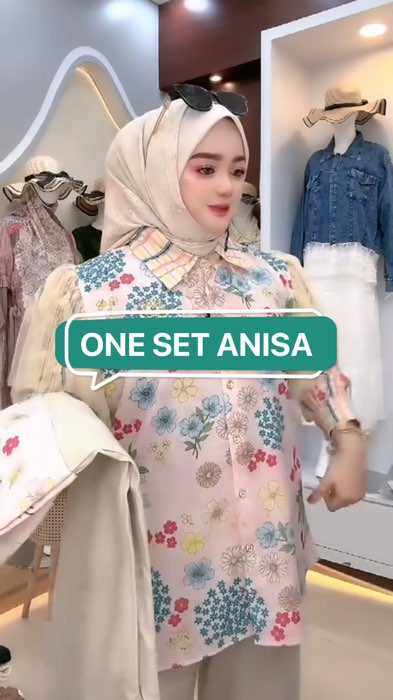 ￼One Set Anisa Uni Ara | One Set Uni Ara | Setelan Celana Anisa Uni Ara | One Set Wanita Kekinian#FashiondiShopee #RacunShopeeOOTD #shopeevideo #fyp