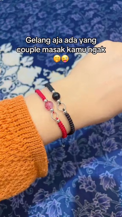 Gelang couple di bawah 10rbuan 🤩 #RacunShopee #ShopeeCOD #shopeebawahberkah #afiliateshopee #fypシ #gelangcouplepasangan #gelangcouplemurah