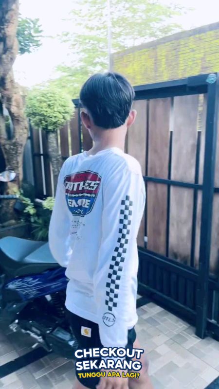 DEATHLESS KAOS LENGAN PANJANG | GARAGE RED & BLUE | LS MOTOR SERIES#racunshopeemurahmeriah #racunshopeemurah #racunshopeemurahme