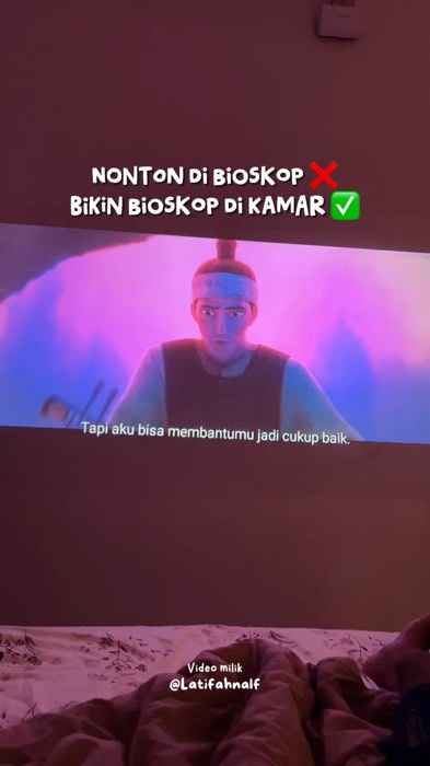 Seruuu bangeeeet #smartproyektor #smartprojector #basike #proyektormini #GratisOngkirRP0 #TermurahDiShopee #PromoNonStop #ViralDiShopeeVideo