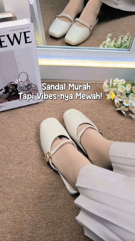 sandal mules #sandal #sandalwanita #sandalmules #sandalmuleswanita #mules #sandalkaret #sandalmurah #RacunShopee #DiskonRacunShopee