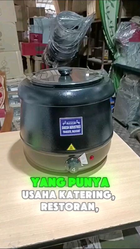 Pemanas Sup Estetik & Jumbo 11L! ✨  ​ #SoupWarmer #PemanasSupListrik #AlatKatering #PerlengkapanPrasmanan #ShopeeAffiliateID #RacunShopee #alatdapur