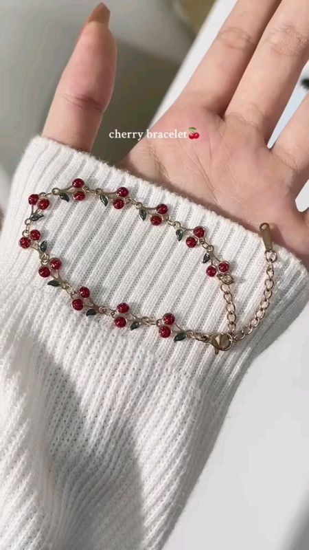gelang ceri#gelangkekinian #gelangceriberry #gelangantikarat #gelangrantai #gelangmurah #ShopeeReview #RacunShopeeAksesoris