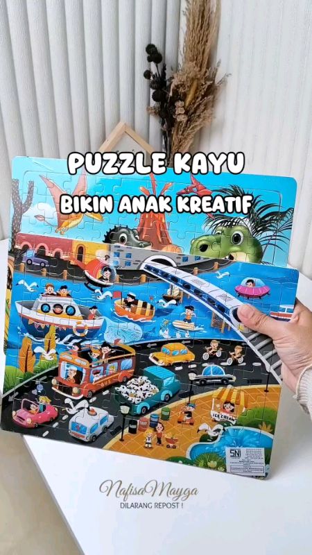 mainan yang bikin anak kreatif #puzzle #puzzleedukasi #puzzlekayu #puzzleanak #mainananak #mainanedukasi #RacunShopee #GratisOngkirRP0 #ramadhansale