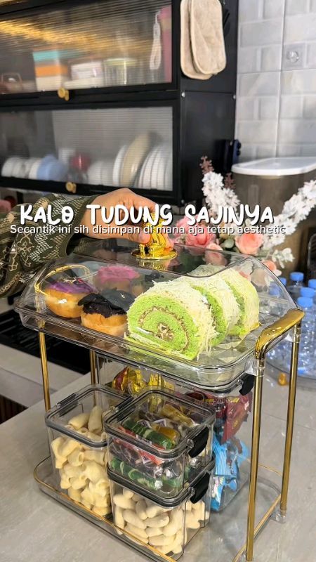 #tudungsajisusun #tudungsaji #trayaesthetic #nampantingkat #nampanaesthetic #nampankue #SpillRacunShopee #SpillBawaBerkah #ShopeeCOD @yesall