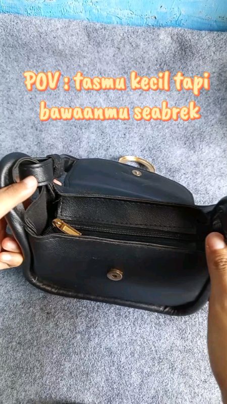 iniloh solusinya yg gasuka tas gede tapi barang bawaannya buanyak #tasselempang #slingbagmurah #murahbanget