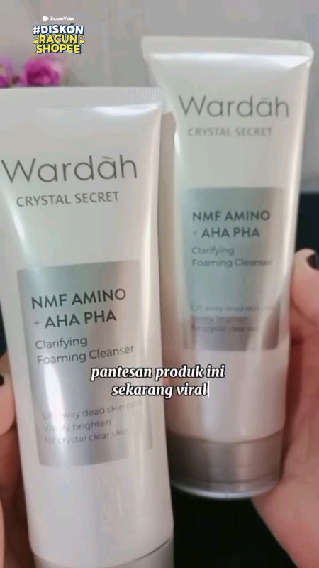 #wardahcrystalsecret#facyalwashviral#ShopeeBeautyLook#RacunShopee#ShopeeCOD#Shopeevidio#