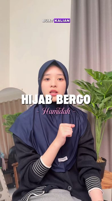 Hijab Bergo dari Hamidah #hijab #hijabbergo #hamidahbergo