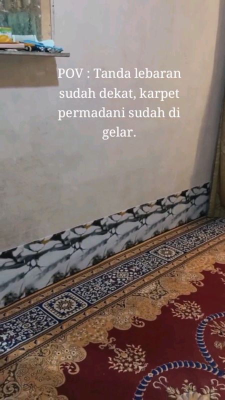 Lagi cari karpet serba guna?, aku rekomendasikan Disi ygy. Karpet lembut, ngga licin. #karpetturki #karpetviral #rumahaesthetic #fypシ #fyp