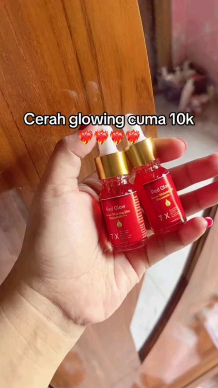#spalspillshopee #redglowserum #serumglowing #beautyskin #belanjashopeemurah