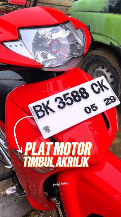 Plat Motor Timbul Akrilik #platmotortimbul #platmotorakrilik #ViralDiShopeeVideo #GratisOngkirRPO #ShopeeCOD #PromoNonStop #RacunShopee