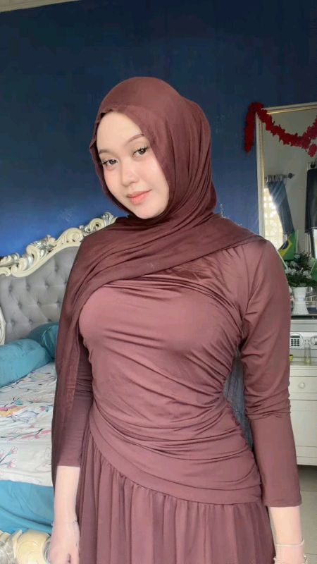 Dress Aluna Jersey Ruffle Asimetris #OOTDFashionShopee #ShopeeFashionHaul #FashiondiShopee #RacunShopee #alunadress #dressjersey