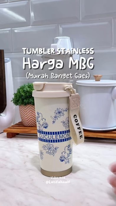 Udah punya belum? #tumbler #tumbleraestethic #tumblerviral #tumblerstainless #GratisOngkirRP0 #PromoNonStop #ViralDiShopeeVideo