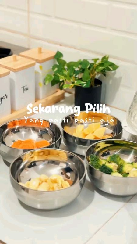 Mangkok stainless #perabotan #perlengkapanrumah #dapur #memasak