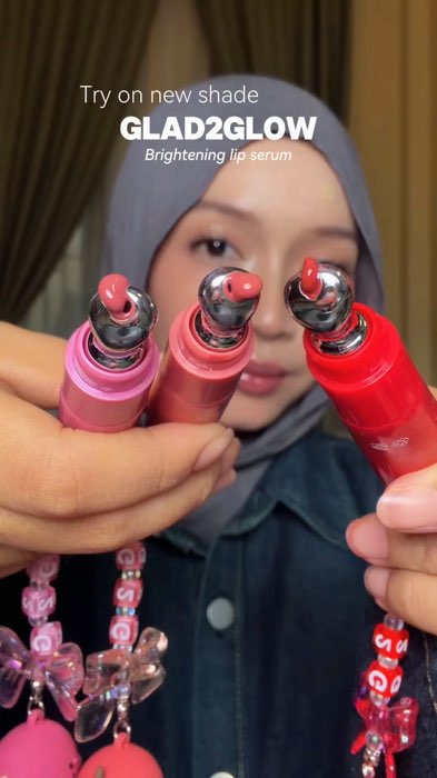 New shade new babyyy 👀✨ #lipserum #lipserumglad2glow #RacunShopee #MakeUpWajibPunya #glad2glow