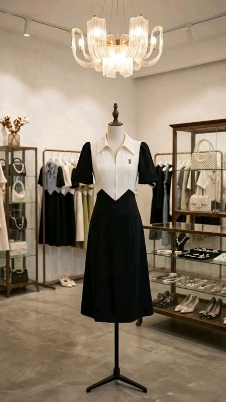 #dress #dresszipper #pakaianwanita #dresskoreanstyle #korea
