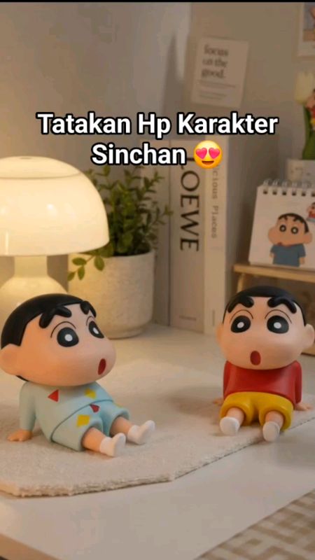 Tatakan Hp akarakter Sinchan ,Gemes Banget 😍