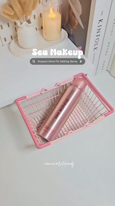 NEW LAUNCH! 💗 #RacunShopee #seamakeup #settingspray #settingsprayviral #seamakeupsettingspray #settingsprayseamakeup #settingspraymurah #primermakeup